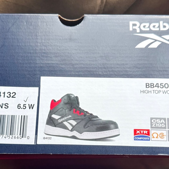 LIKE NEW Steel-Toed Safety athletic work shoes - Picture 3 of 3